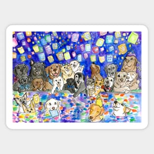 Magic Lantern Cats and Dogs Sticker